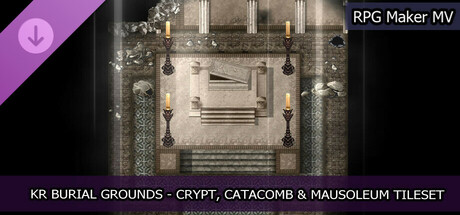 RPG Maker MV - KR Burial Grounds - Crypt, Catacomb and Mausoleum Tileset Icon