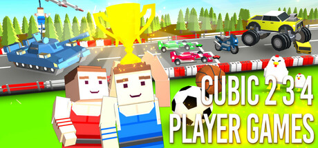 Cubic 2 3 4 Player Games Icon