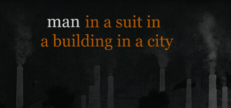 Man in a suit in a building in a city Icon