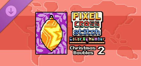 Pixel Cross Stitch - Christmas Baubles Pack 2 Icon