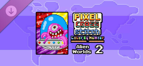 Pixel Cross Stitch - Alien Worlds Pack 2 Icon