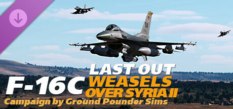 DCS: F-16C Last Out Weasels over Syria II Campaign by Ground Pounder Simulations Icon