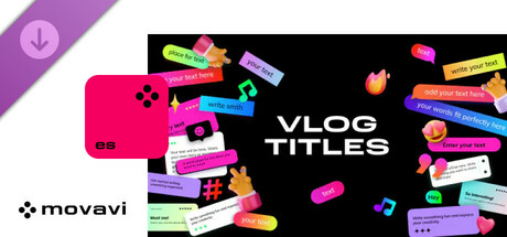 Movavi Video  Suite 2025 Steam Edition - Vlog Titles Pack Icon