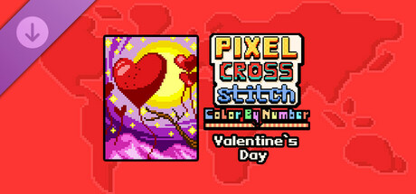 Pixel Cross Stitch - Valentine's Day Pack Icon