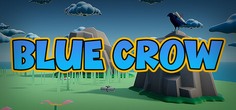 Blue Crow Icon