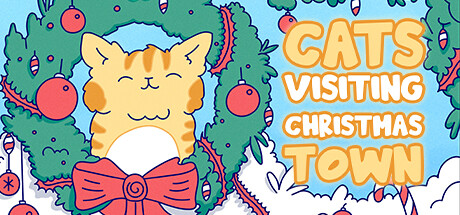 Cats Visiting Christmas Town Icon
